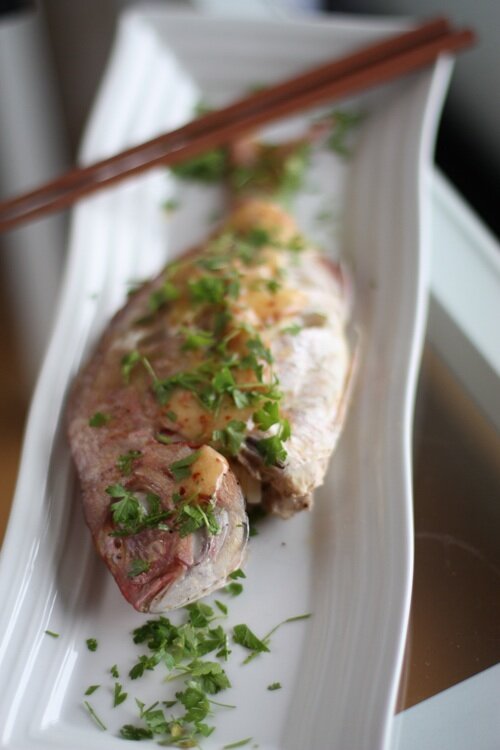 Steamed Snapper