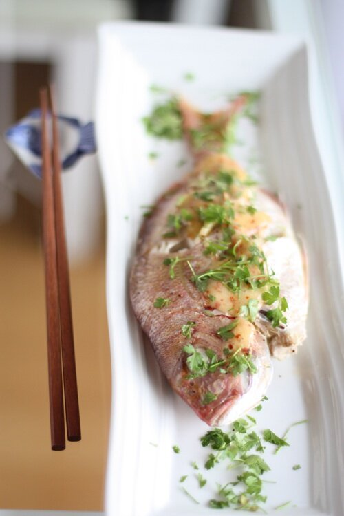 Whole Steamed Snapper