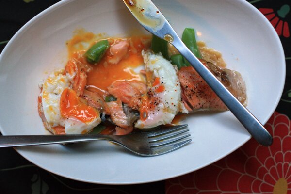 Eating the Salmon