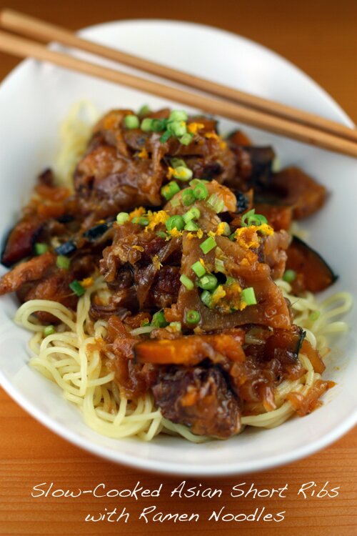 Asian Short Ribs with Ramen