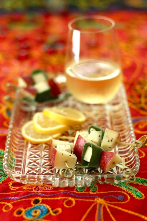 Apple-Sage Skewers