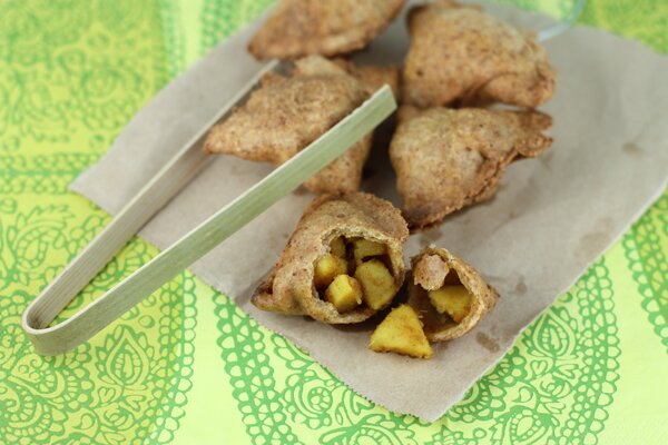 Satsumaimo Samosas