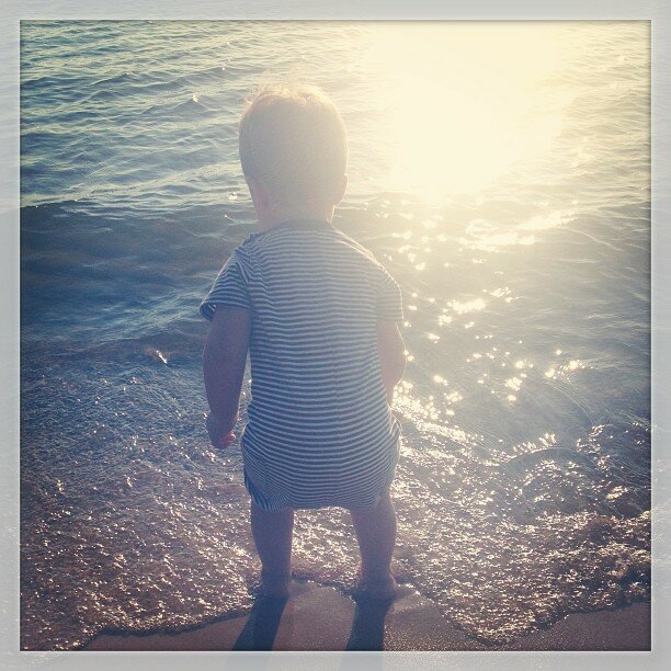 R at Lake Michigan